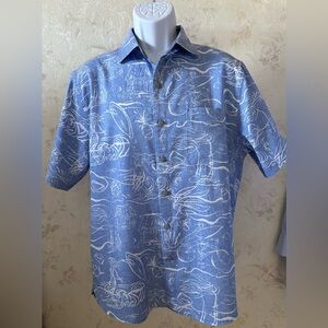 Tommy Bahama Short - Sleeve Shirt.Size M.